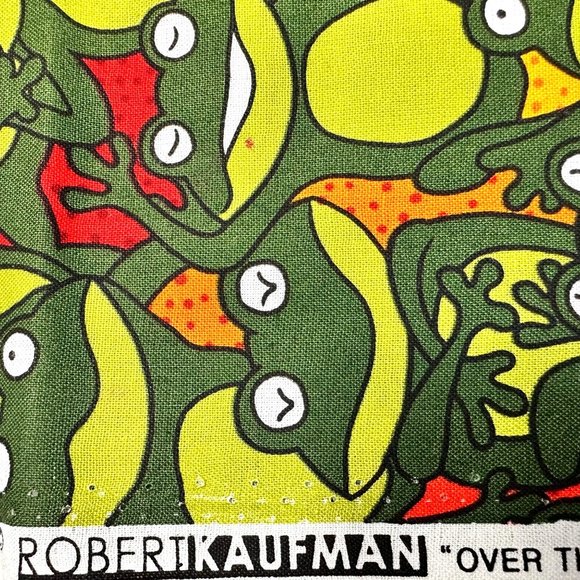 Rare "Over the Rainbow" Frog Fabric by Robert Kaufman - BTY - Picture 6 of 6